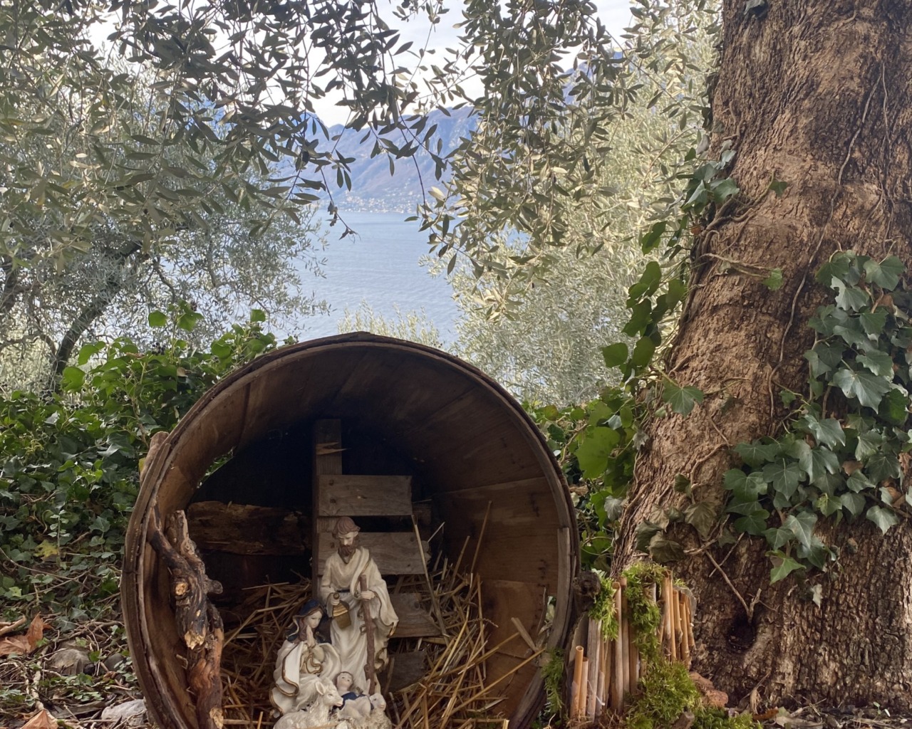 presepe con panorama